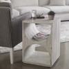 Uttermost - 24969 - Side Table - Hans - Distressed Ivory