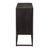 Uttermost - 24840 - Cabinet - Zadie - Black Steel