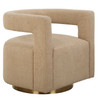 Uttermost - 23850 - Swivel Chair - Grounded - Brushed Brass