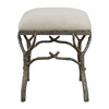 Uttermost - 23544 - Bench - Lismore - Antique Silver