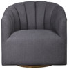Uttermost - 23536 - Swivel Chair - Cuthbert - Brushed Brass