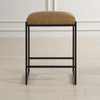 Uttermost - 23446 - Counter Stool - Atticus - Satin Black