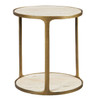 Uttermost - 22968 - Side Table - Clench - Antique Brass
