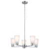 Kichler - 52436NI - Five Light Chandelier - Stamos - Brushed Nickel