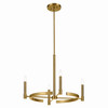 Kichler - 52426BNB - Four Light Chandelier - Tolani - Brushed Natural Brass