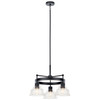 Kichler - 52402BK - Three Light Chandelier - Eastmont - Black