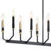 Kichler - 52350BK - 12 Light Linear Chandelier - Armand - Black