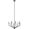 Kichler - 52349BK - Eight Light Chandelier - Armand - Black