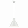 Kichler - 52177WH - One Light Pendant - Zailey - White