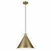 Kichler - 52177NBR - One Light Pendant - Zailey - Natural Brass