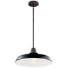 Kichler - 49993BK - One Light Outdoor Pendant/Semi Flush - Pier - Black