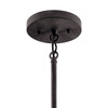Kichler - 49993BK - One Light Outdoor Pendant/Semi Flush - Pier - Black