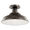Kichler - 49992OZ - One Light Outdoor Pendant/Semi Flush - Pier - Olde Bronze