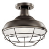 Kichler - 49992OZ - One Light Outdoor Pendant/Semi Flush - Pier - Olde Bronze