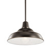 Kichler - 49992OZ - One Light Outdoor Pendant/Semi Flush - Pier - Olde Bronze