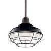 Kichler - 49992BK - One Light Outdoor Pendant/Semi Flush - Pier - Black