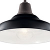 Kichler - 49992BK - One Light Outdoor Pendant/Semi Flush - Pier - Black