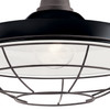 Kichler - 49991BK - One Light Outdoor Wall Mount - Pier - Black