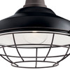 Kichler - 49990BK - One Light Outdoor Wall Mount - Pier - Black