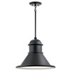 Kichler - 49777BK - One Light Outdoor Pendant - Northland - Black