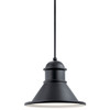 Kichler - 49777BK - One Light Outdoor Pendant - Northland - Black