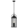 Kichler - 49718BKT - Four Light Outdoor Pendant - Harbor Row - Textured Black