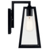 Kichler - 49330BK - One Light Outdoor Wall Mount - Delison - Black
