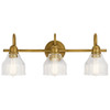 Kichler - 45973NBR - Three Light Bath - Avery - Natural Brass
