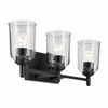 Kichler - 45574BKCLR - Three Light Bath - Shailene - Black
