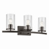 Kichler - 45497OZCLR - Three Light Bath - Crosby - Olde Bronze