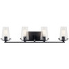 Kichler - 45298BK - Four Light Bath - Alton - Black