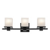 Kichler - 45151BK - Three Light Bath - Tully - Black