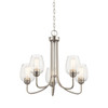 Kichler - 44377NICS - Five Light Chandelier - Valserrano - Brushed Nickel