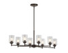 Kichler - 44035OZ - Eight Light Chandelier - Winslow - Olde Bronze