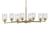 Kichler - 44035NBR - Eight Light Chandelier - Winslow - Natural Brass