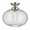 Kichler - 43913NI - One Light Semi Flush Mount - Avery - Brushed Nickel