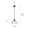 Kichler - 43912OZ - One Light Pendant - Avery - Olde Bronze