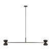 Visual Comfort Modern - SLLS31927BZ - LED Linear Chandelier - Shanti - Dark Bronze
