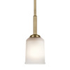 Kichler - 43674NBR - One Light Mini Pendant - Shailene - Natural Brass