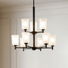 Kichler - 43672BK - Nine Light Chandelier - Shailene - Black