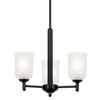 Kichler - 43670BK - Three Light Mini Chandelier - Shailene - Black