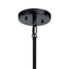 Kichler - 42525BK - One Light Pendant - Cartone - Black