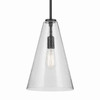 Kichler - 42199BKCS - One Light Pendant - Everly - Black