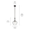 Kichler - 42141OZCS - One Light Pendant - Everly - Olde Bronze