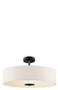 Kichler - 42121BK - Three Light Pendant/Semi Flush - Black