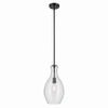 Kichler - 42047BKCS - One Light Pendant - Everly - Black