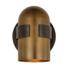 Visual Comfort Modern - AKWS34027BDZ/BWB - LED Wall Sconce - Octavia - Blackened Bronze/Bright Worn Brass