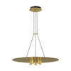 Visual Comfort Modern - 700TDPNT22NB-LED930-277 - LED Pendant - Ponte - Natural Brass