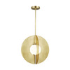 Visual Comfort Modern - 700TDOBLRGNB-LED930 - LED Pendant - Orbel - Natural Brass