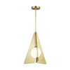 Visual Comfort Modern - 700TDOBLPGNB - Pendant - Orbel Pyramid - Natural Brass
